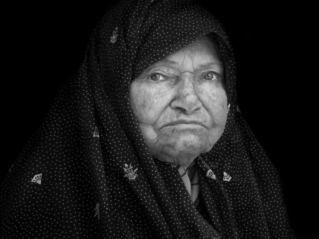 Iranian woman Close-up portrait of Iranian woman - stock photo